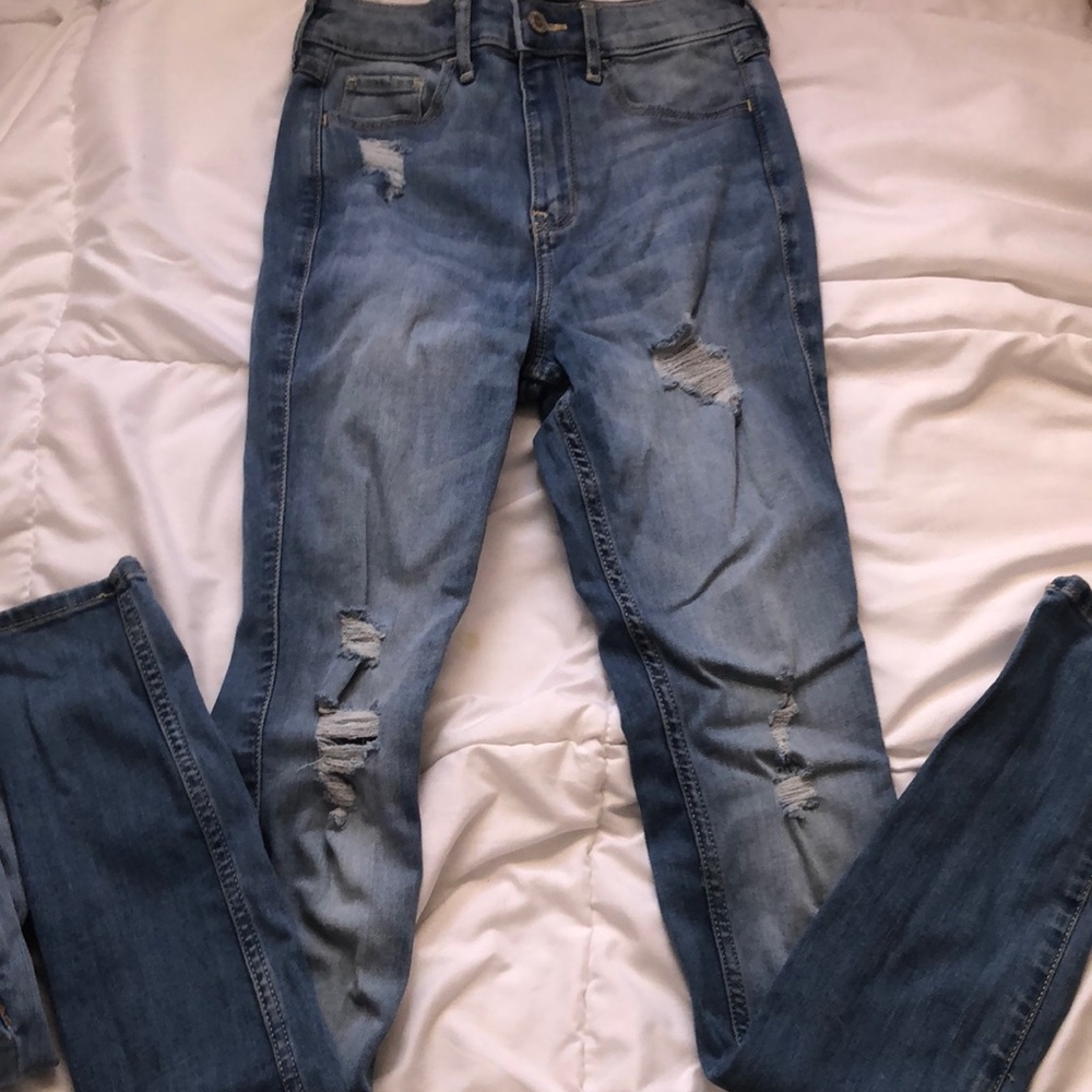 Ripped Hollister Jeans